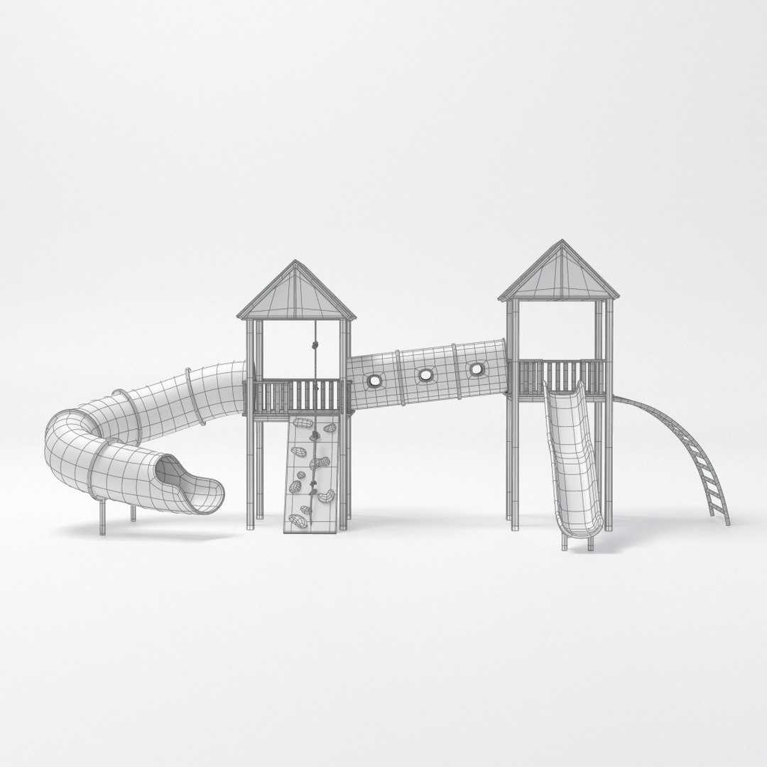3D Playground Redshift Slide Model - TurboSquid 1428889