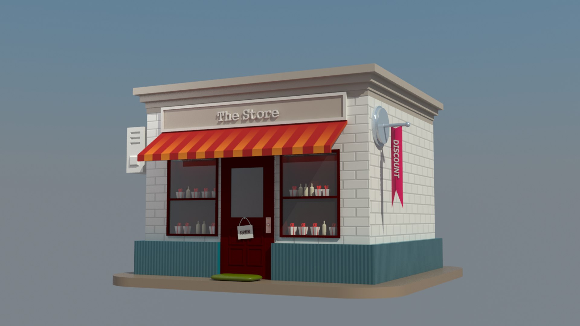 3d Model Of Shop V3