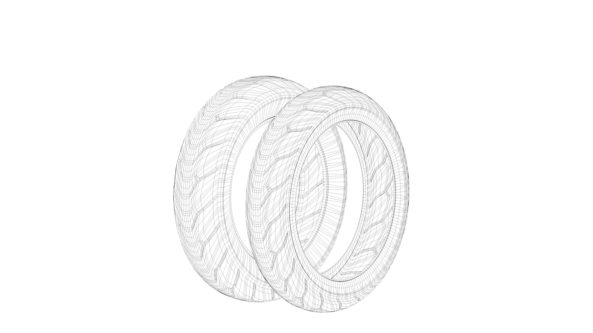 3D Motorcycle Tire Model TurboSquid 1721597