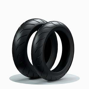3D Motorcycle tire model
