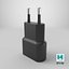 Adattatore di alimentazione USB 01 Nero