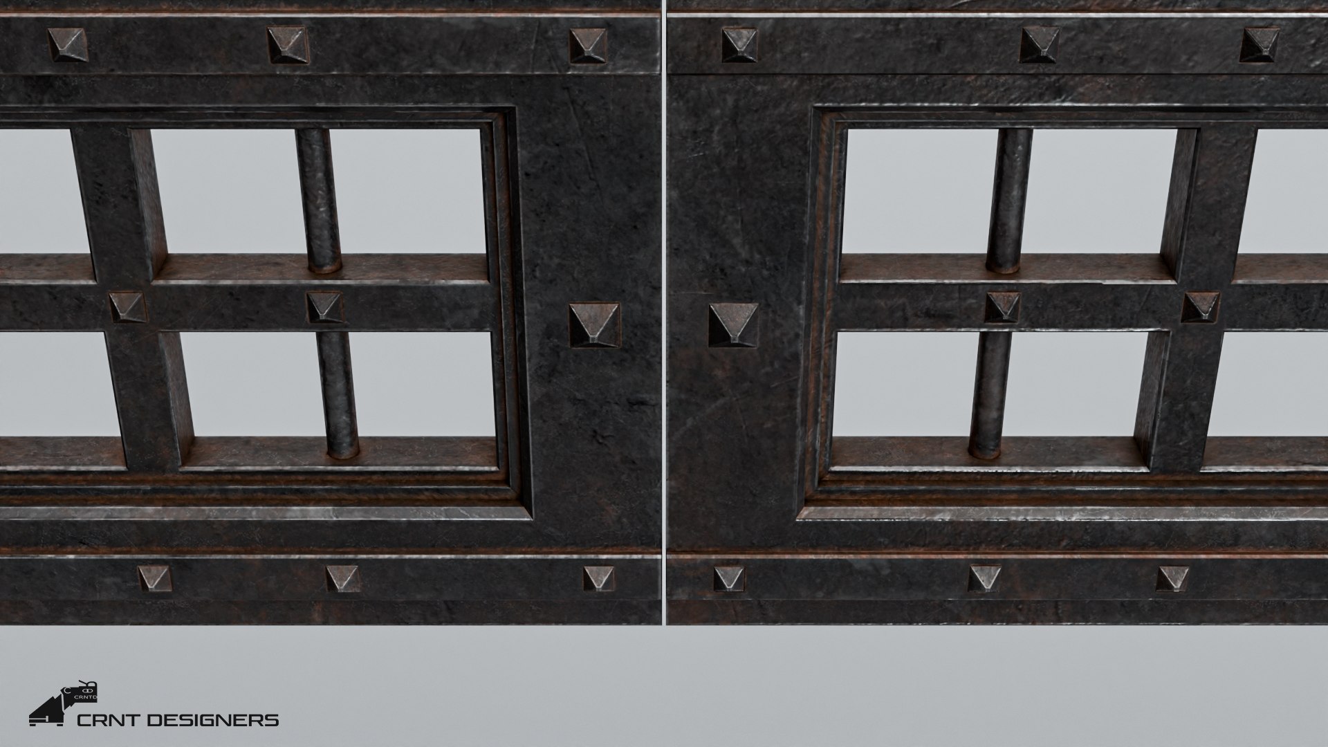 Rusted Medieval Iron Gate Low-poly 3D Model 3D Model - TurboSquid 2525484