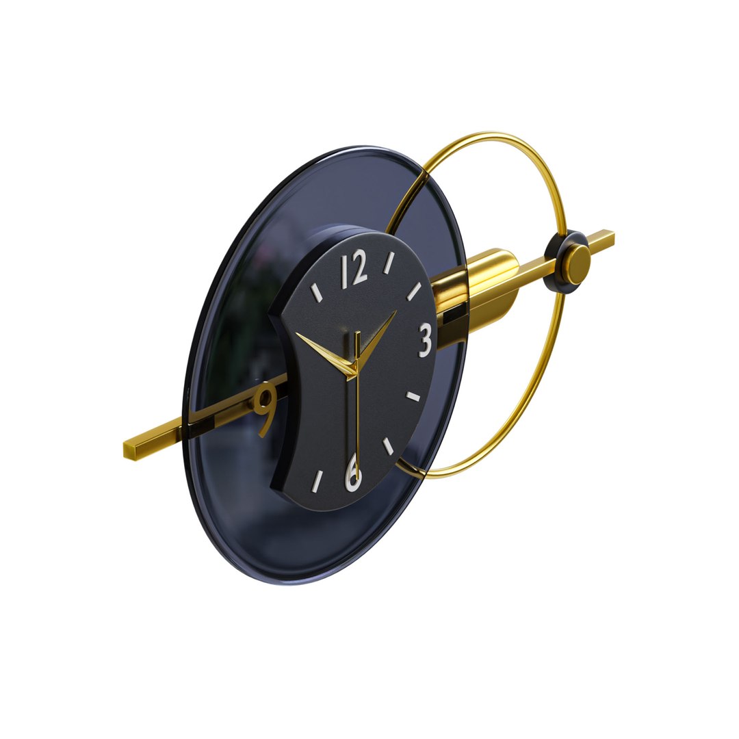 3D Model Decorative Clock For Your Interier - TurboSquid 2218880
