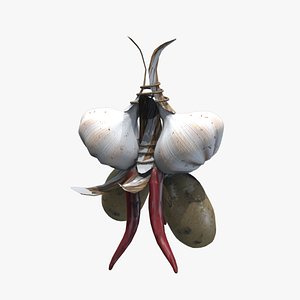 3D Medieval Hanging plants 01