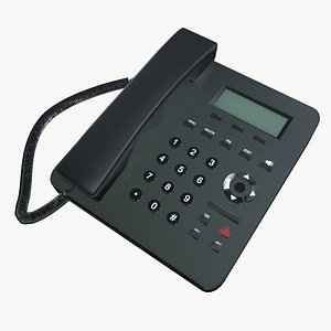 land line 3D model