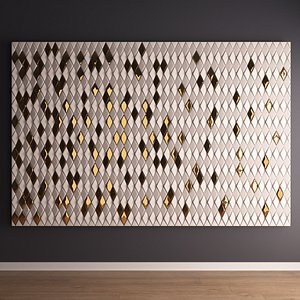 3D wall panel