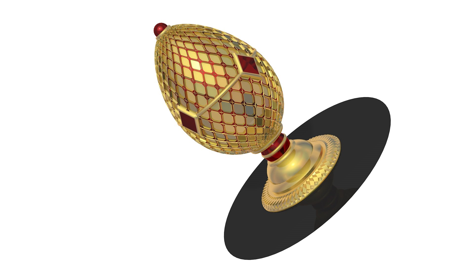 Faberge egg 3D model - TurboSquid 1513663