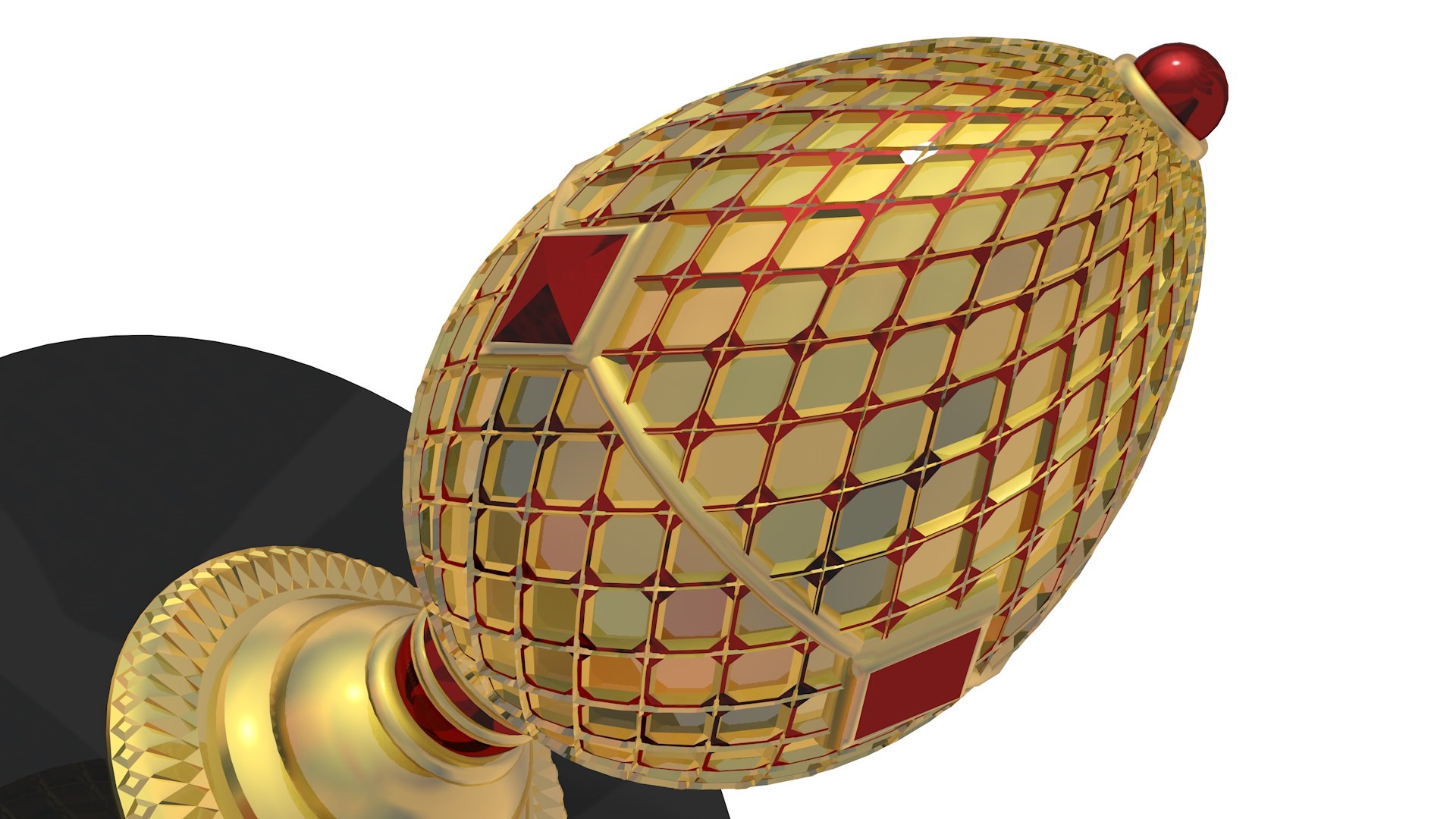 Faberge egg 3D model - TurboSquid 1513663