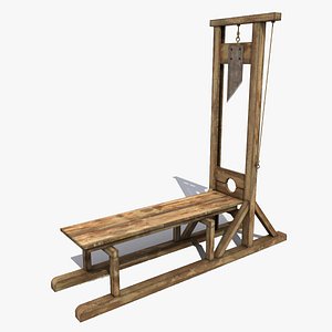3d guillotine modeled