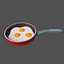 Fried Eggs in a Pan