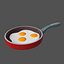 Fried Eggs in a Pan