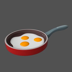 Fried Eggs in a Pan