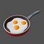 Fried Eggs in a Pan