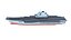 Tipo 001 Portaerei cinese Liaoning Modello 3D low poly Modello 3D