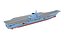 Tipo 001 Portaerei cinese Liaoning Modello 3D low poly Modello 3D