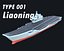 Tipo 001 Portaerei cinese Liaoning Modello 3D low poly Modello 3D