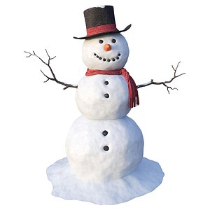 Snowman 3D model