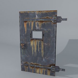 3D metal door model
