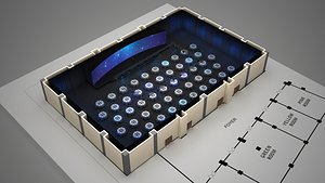 3D Rixos Premium Belek  Diamond Hall model