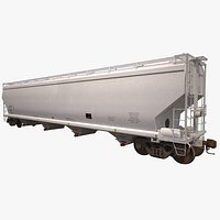 Railroad Covered Hopper C214 QCCX
