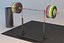 3d olympic weightlifting barbell set