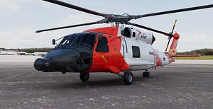 Jayhawk Sikorsky MH-60 Coast Guard Helicopter