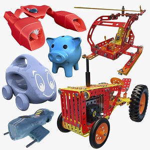 A Bundle of Toys 3D model
