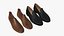 Sapatos de couro realistas V1