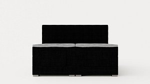 3D model Mia Adjustable Bed Complete Bed Package 180x200 Dark Gray