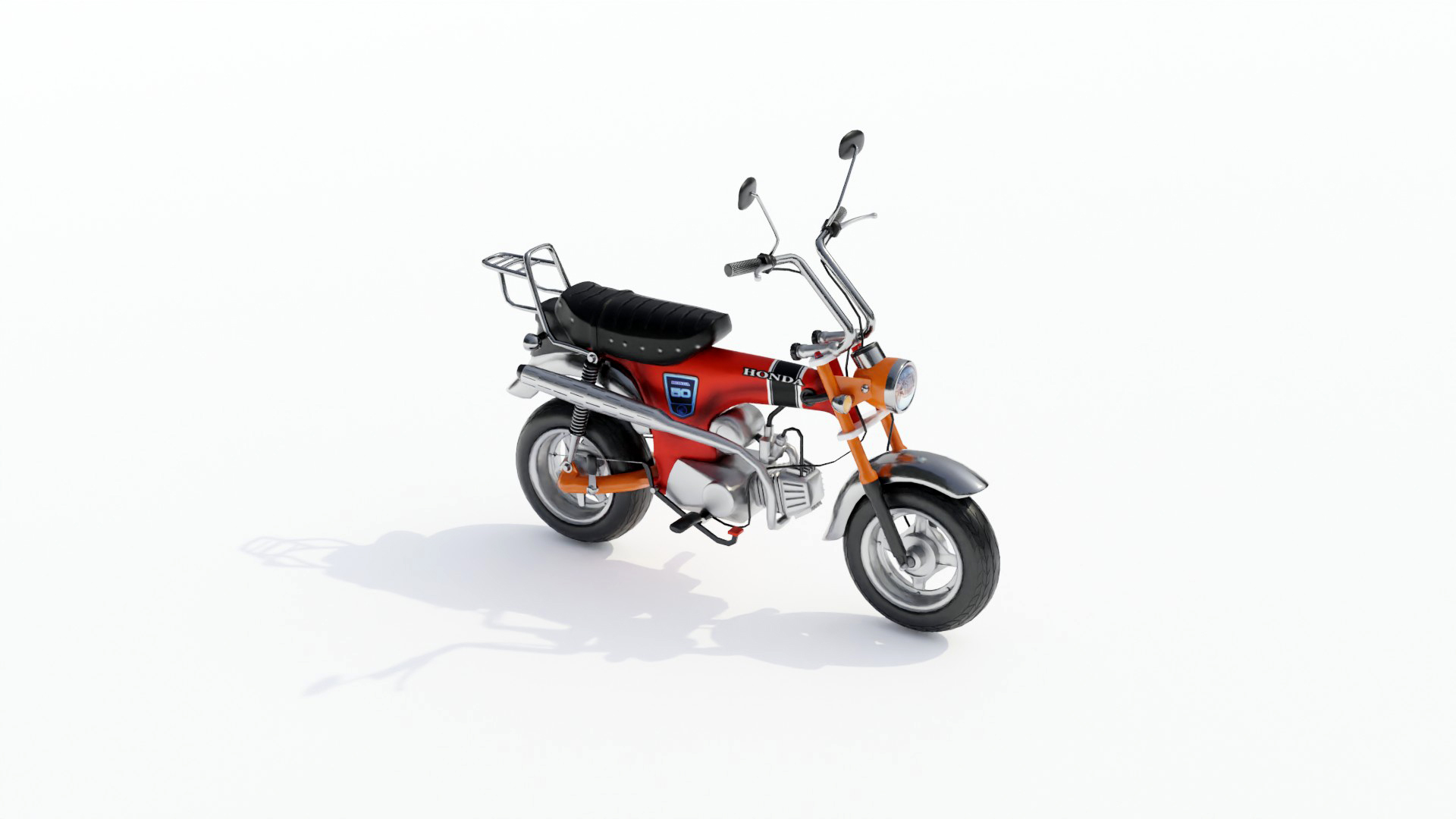 3d Model 1969 Honda Dax Minibike