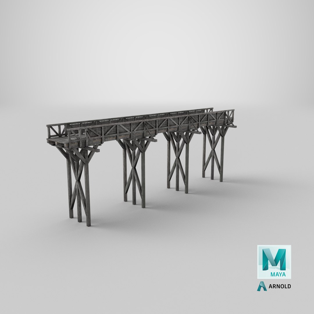 3D Medieval Wooden Bridge Tiled 3 Sections https://p.turbosquid.com/ts-thumb/eC/xTqarR/fJ/stemcell_maya_arnold_render/png/1639471282/1920x1080/fit_q87/1617de81c5879891ec37471fc0e5665668b14498/stemcell_maya_arnold_render.jpg