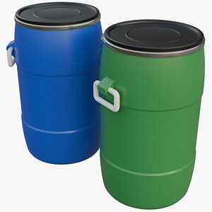 Plastic Barrel 1A model