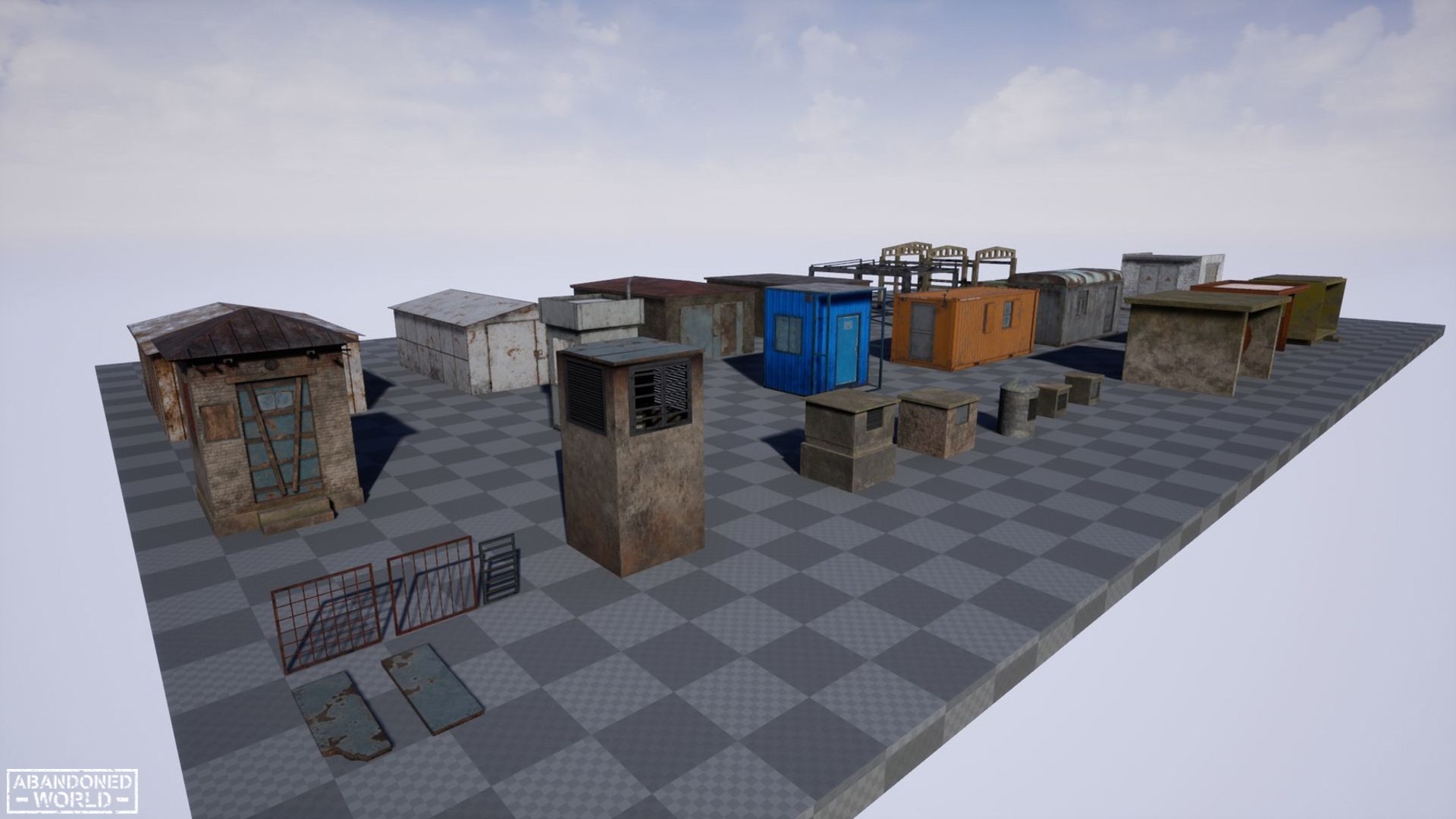 Old Small Buildings For UE4 And Unity 3D Model - TurboSquid 1860220