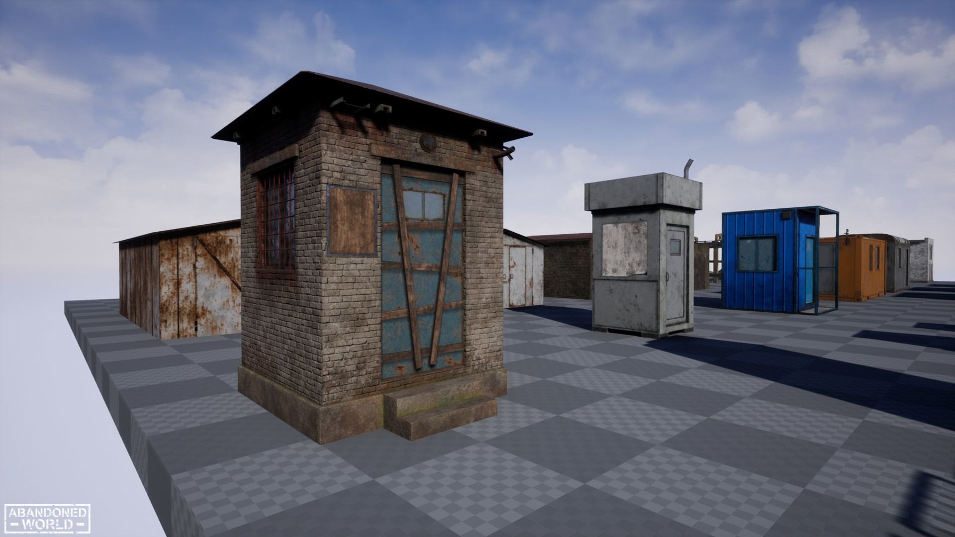 Old Small Buildings For UE4 And Unity 3D Model - TurboSquid 1860220
