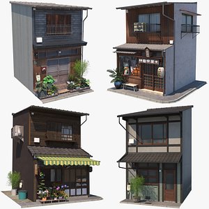 Japanese Buildings Bundle 5
