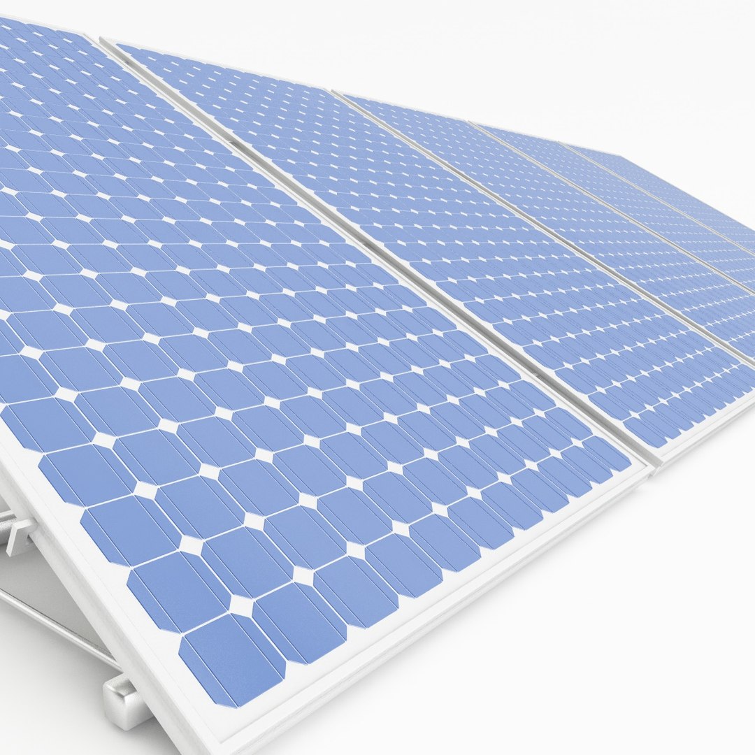 Solar Panel Set 3d Model