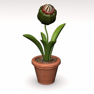 3d model carnivorous plant