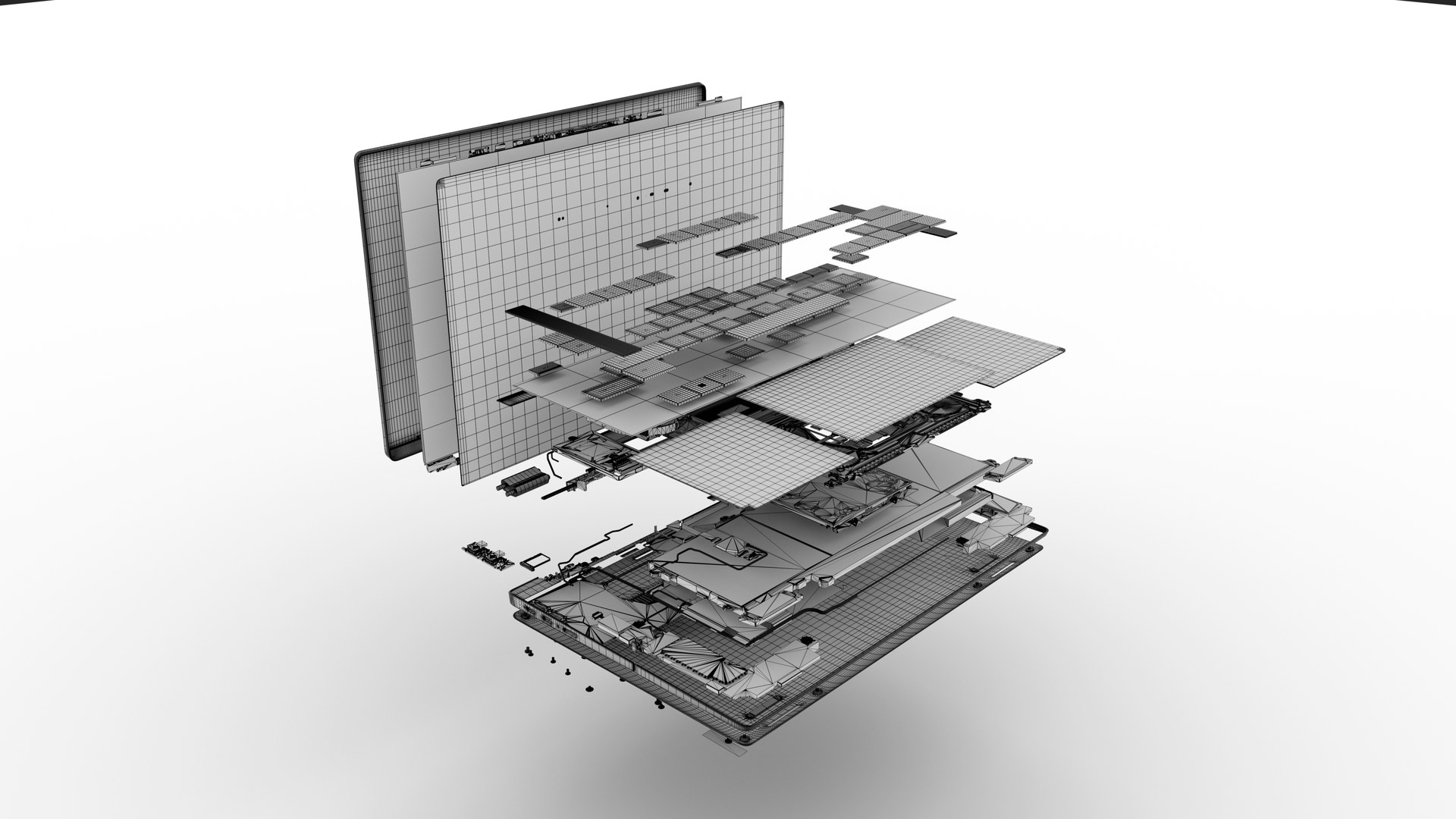 3D Model Laptop Spares - TurboSquid 2381886