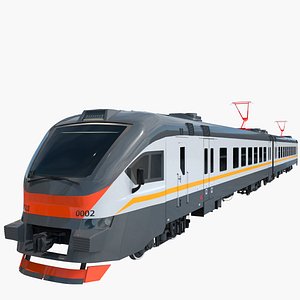3D model passenger train ep2d