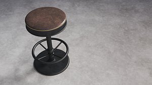 Classic Stool Bar 3D model