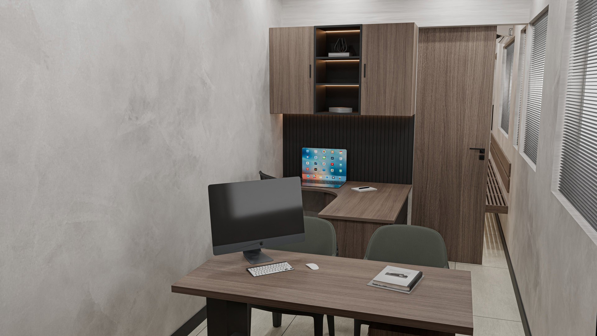Office Interior Blender Model - TurboSquid 2455807