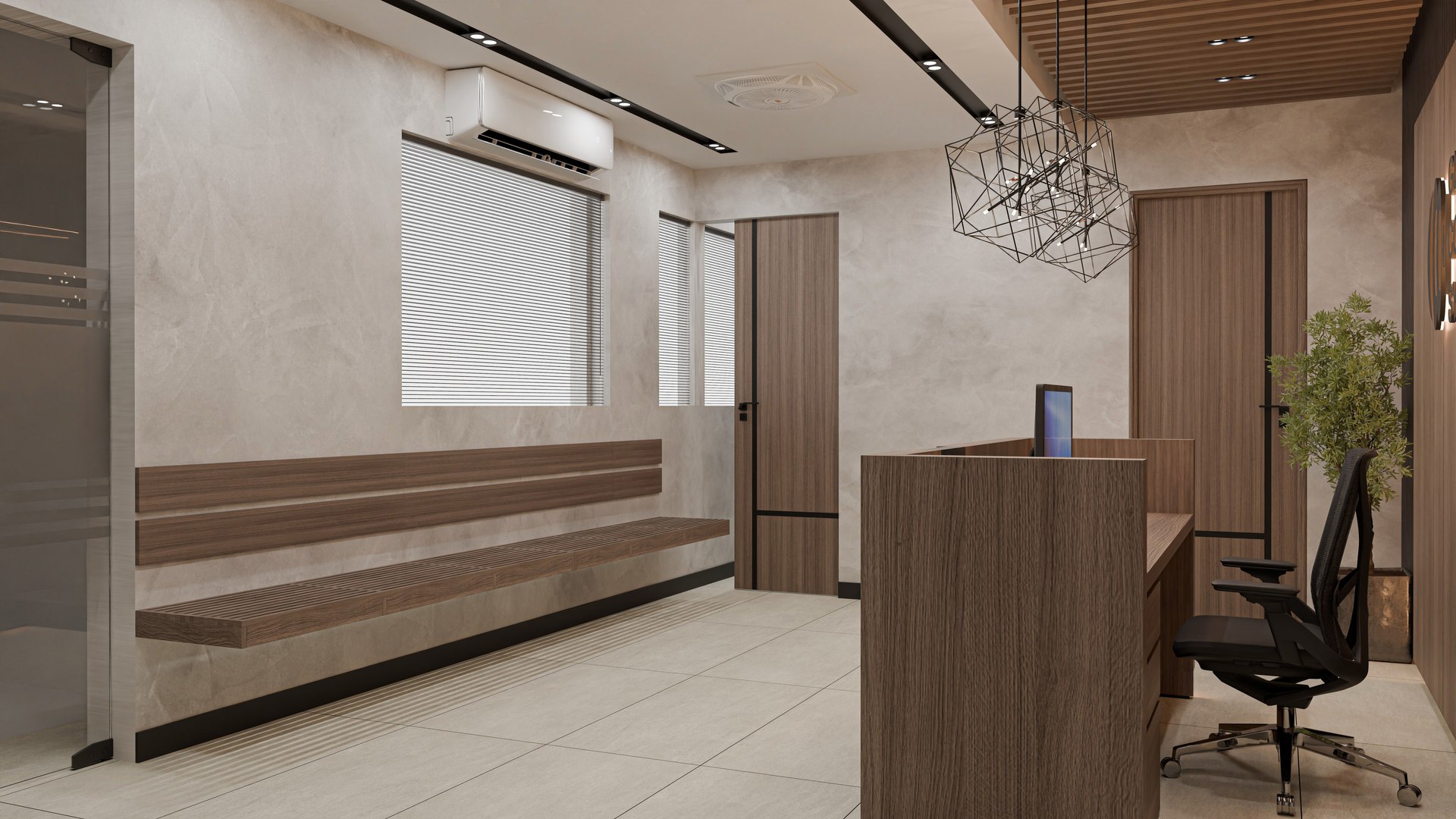 Office Interior Blender Model - TurboSquid 2455807