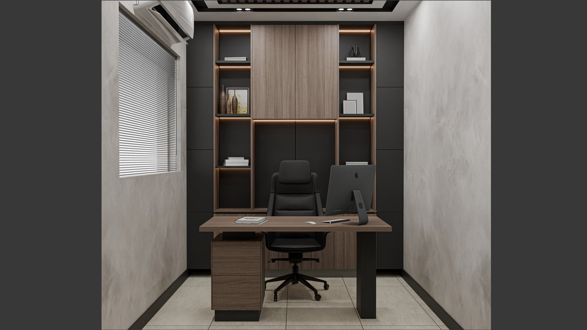 Office Interior Blender Model - TurboSquid 2455807