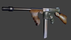gun 3d blend