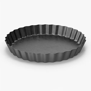 3D model Small Oval Aluminum Baking Pans VR / AR / low-poly