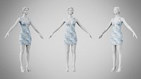Dress 34 Ocean Frost v4