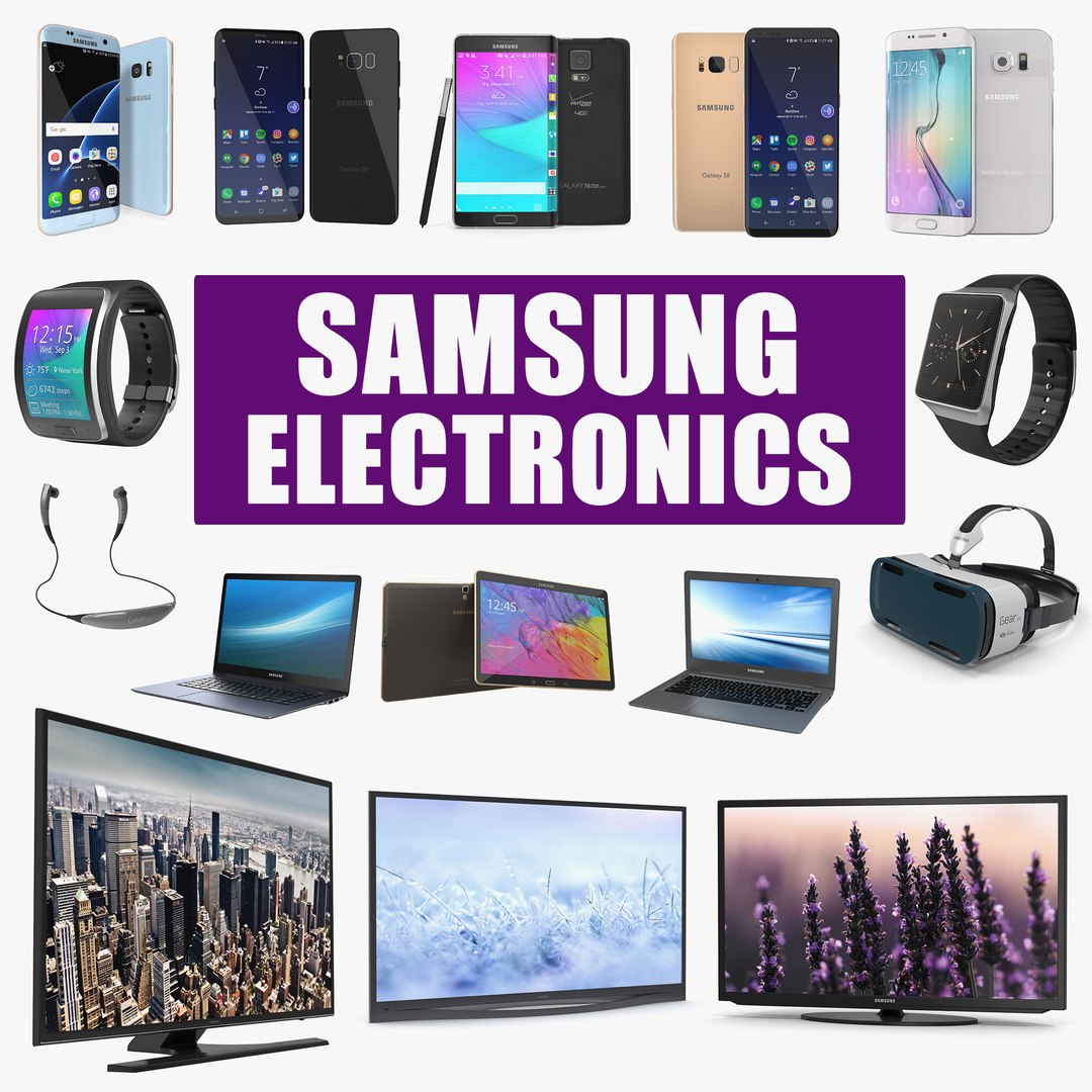 Samsung Electronics 3D Models Collection