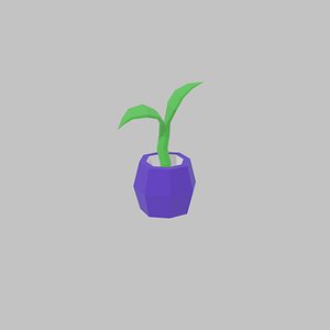 3D plant pot indoor