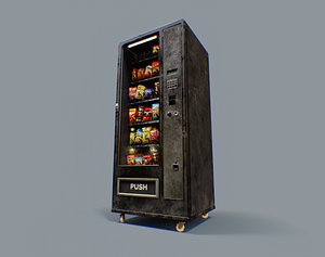Vending machine with snacks model