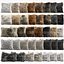 Collection de 38 coussins en fourrure
